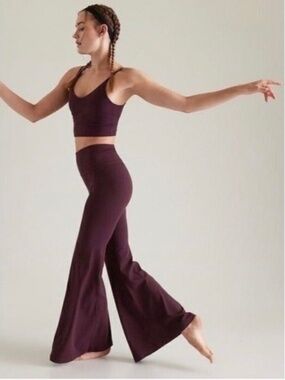 Athleta ultra flare pant spiced Cabernet